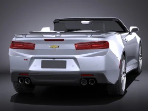 Chevrolet Camaro Cabrio 2016 Vray 3D Model