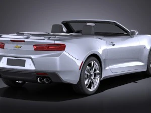 Chevrolet Camaro Cabrio 2016 Vray 3D Model