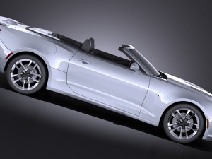 Chevrolet Camaro Cabrio 2016 Vray 3D 모델