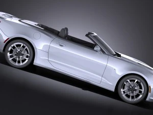 Chevrolet Camaro Cabrio 2016 Vray 3D Model