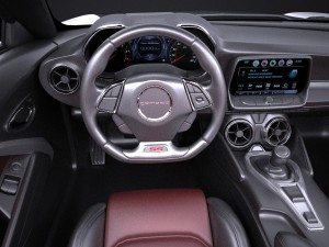 Chevrolet Camaro Cabrio 2016 Vray 3D 모델