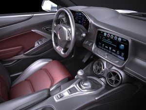 Chevrolet Camaro Cabrio 2016 Vray 3D 모델