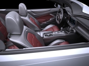 Chevrolet Camaro Cabrio 2016 Vray 3D 모델