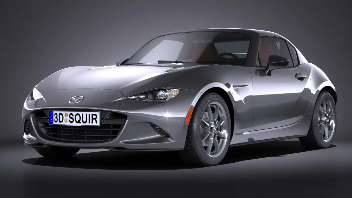 Mazda MX-5 RF 2017 3D Model .c4d .max .obj .3ds .fbx .stl .blend 