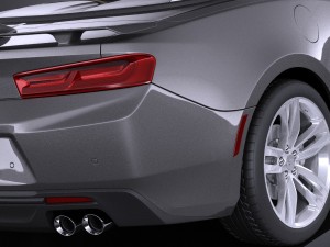 Chevrolet Camaro RS Convertible 2016 vray Modèle 3D