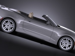Chevrolet Camaro RS Convertible 2016 vray Modèle 3D