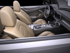 Chevrolet Camaro RS Convertible 2016 vray Modèle 3D
