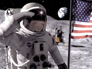 Moon NASA Astronaut Studio 3dsmax vray 3D मॉडल
