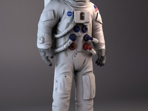 Moon NASA Astronaut Studio 3dsmax vray 3D मॉडल