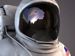 Moon NASA Astronaut Studio 3dsmax vray 3D मॉडल