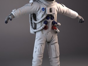 Moon NASA Astronaut Studio 3dsmax vray 3D मॉडल