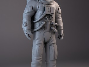 Moon NASA Astronaut Studio 3dsmax vray 3D मॉडल