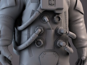 Moon NASA Astronaut Studio 3dsmax vray 3D मॉडल