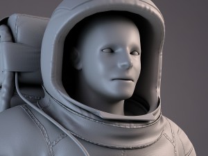 Moon NASA Astronaut Studio 3dsmax vray 3D मॉडल