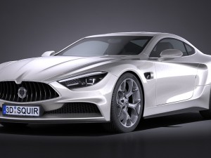 Generic Coupe 2016 3D मॉडल