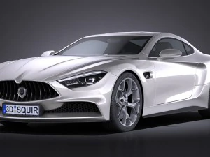 Coup&eacute; generico 2016 Modello 3D