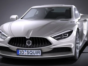 Generic Coupe 2016 3D Model