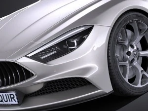 Generic Coupe 2016 3D Model