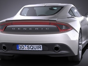 Generic Coupe 2016 3D 模型