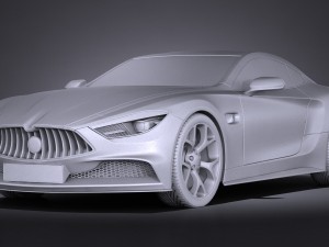 Generic Coupe 2016 3D 模型