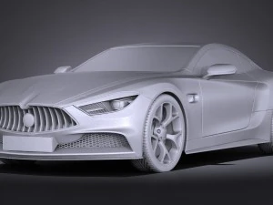Generic Coupe 2016 3D Model