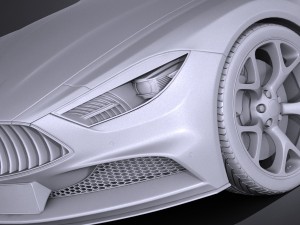 Generic Coupe 2016 3D 模型