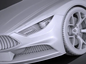 Generic Coupe 2016 3D Model