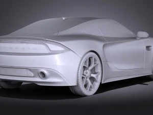 Generic Coupe 2016 3D Model