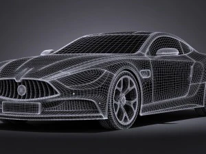 Generic Coupe 2016 3D Model