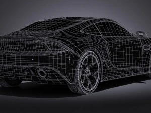 Generic Coupe 2016 3D Model
