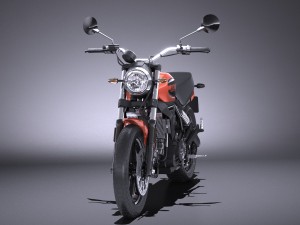 Ducati Scrambler Sixty2 2016 Model 3D