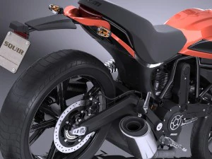 Ducati Scrambler Sixty2 2016 3D Model