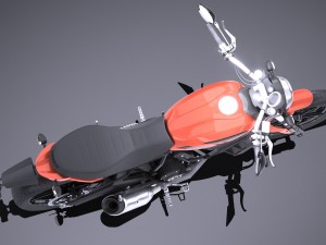 Ducati Scrambler Sixty2 2016 Model 3D