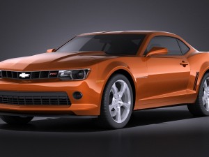 Chevrolet Camaro RS 2014 vray 3D Model