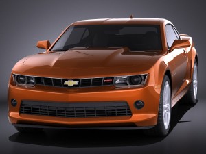 Chevrolet Camaro RS 2014 vray 3D Model