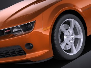 Chevrolet Camaro RS 2014 vray 3D Model