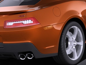Chevrolet Camaro RS 2014 vray 3D Model