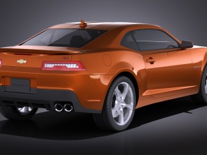 Chevrolet Camaro RS 2014 vray 3D Model