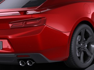 Chevrolet Camaro SS 2016 vray 3D Модель