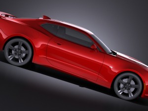 Chevrolet Camaro SS 2016 vray 3D Модель