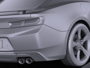 Chevrolet Camaro SS 2016 vray 3D Модель