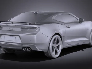 Chevrolet Camaro SS 2016 vray 3D Model