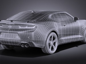 Chevrolet Camaro SS 2016 vray 3D Модель