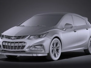 Chevrolet Cruze RS Hatchback 2016 vray 3D Model