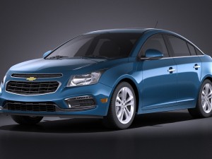 Chevrolet Cruze Sedan 2015 vray 3D-Modell