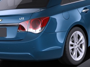 Chevrolet Cruze Sedan 2015 vray 3D 模型