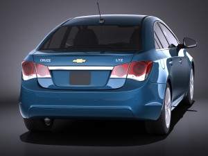 Chevrolet Cruze Sedan 2015 vray 3D 模型