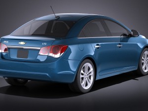 Chevrolet Cruze Sedan 2015 vray 3D 模型