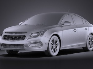 Chevrolet Cruze Sedan 2015 vray 3D 模型