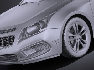 Chevrolet Cruze Sedan 2015 vray 3D 模型